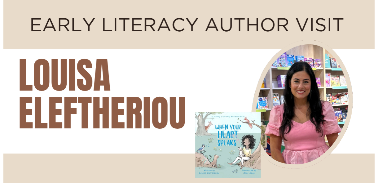 Author Visit: Louisa Eleftheriou 