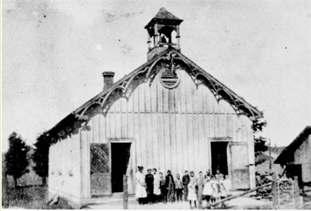 Crawford School in Hammertown, about 1890